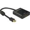 DELOCK Adaptorcable mini DisplayPort 1.2 kištukas > HDMI lizdas juodas 4K Active