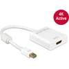 DELOCK Adaptorcable mini DisplayPort 1.2 kištukas > HDMI lizdas baltas 4K Active
