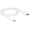 Delock Cable Mini Displayport 1.1 male > HDMI-A male 3 m balta