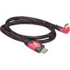 Delock kabelis HDMI A kištukas > HDMI A kištukas kampinis 4K 2 m