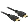 DELOCK kabelis didelės spartos HDMI su eternetu HDMI A kištukas > HDMI A vyriškas 4K 2 m