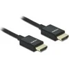 DELOCK HDMI koaksialinis M/M v2.1 kabelis 2m 8K 60Hz braiding juodas