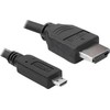 Kabelis Delock HDMI Micro - HDMI 1m juoda (82661)