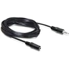 Kabelis Delock Jack 3.5mm - Jack 3.5mm 5m juoda (84237)