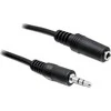Delock Kabelis minijack plėtinys M/F 3Pin 5m juoda