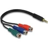 DELOCK Adapterio kabelio lizdo kištukas 4 kontaktas > 3 x Cinch lizdas 24cm