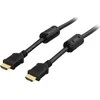 Kabelis DELTACO, 4K, UltraHD, 60Hz, 0.5m, Auksu dengti kontaktai juoda / HDMI-1005