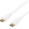 DELTACO „DisplayPort“ kabelis, 2m, 4K UHD, DP 1.2, baltas DP-1021D