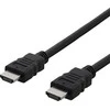 Juodas 2m HDMI laidas su metaliniais antgaliais