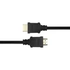 Kabelis DELTACO Premium High Speed HDMI, 4K UHD, 0.5m, juodas / HDMI-1005-K / R00100001