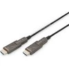 Digitus Hibridinis AOC HDMI 2.0 Premium didelės spartos Ethernet 4K60Hz UHD HDMI D/A HDMI D/A M/M kabelis, juodas, 30 m