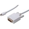 Kabelis Digitus Rodyti Port Mini - DVI- D 2m balta (AK- 340305- 020- W)