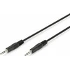 Digitus ASSMANN Audio pajungimo laidas, stereo 3.5mm, 1.50m, M/M, juodas, AK-510100-015-S