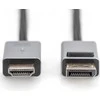 Digitus Kabelio adapterio ekrano prievadas – hdmi 4k 30hz dp/hdmi m/m 3m