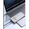 Dudao L25C USB-C - USB-C Silicone Cable 60W 1m - Baltas