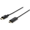 Savio CL-56 vaizdo kabelio adapteris 1,5 m DisplayPort HDMI Type A (Standartinis) Juodas