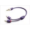 Kabelis Furutech ADL Jack 3,5mm - RCA (Cinch) x2 1,2m violetinė
