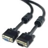 GEMBIRD CC-PPVGAX-10M-B Gembird Premium VGA-Ext. HD15m/HD15f dvigubai ekranuotas su 2 feritu, 10m, juodas