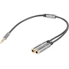 Genesis NATEC NKA-0729 aukščiausios kokybės 4 PIN ausinių adapteris, skirtas PS4 kompiuteriui