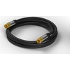 Wentronic Kabelis Goobay Antenowy (F) 1m juoda (JAB-4400766)