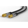 Wentronic Kabelis Goobay Antenowy (F) 1m juoda (JAB-4400766)