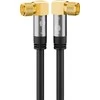 Wentronic FF SAT antenos jungtis Juodas Angle Goobay 3m