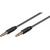 Kabelis Goobay Jack 3.5mm - Jack 3.5mm 0.5m juoda (63824)