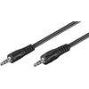 Kabelis Goobay Jack 3.5mm - Jack 3.5mm 2.5m juoda (50019)