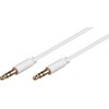 Kabelis Goobay Jack 3.5mm - Jack 3.5mm 2m baltas (69113)