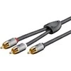 Goobay Round Plus Cinch Y-Kabelis, 2,0 m