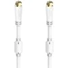 Hama SAT-Anschlusskabel F-Stecker - F-Stecker vergoldet 1.5 m 100 dB