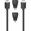 Hama HDMI 2.0B 4K, 1,5 m + adapter mini/micro HDMI