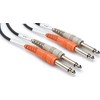 Kabelis Hosa 6,3 mm x2 lizdas – 6,3 mm x 2 2 m juoda lizdas (CSS-202)