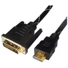 Brackton HDMI į DVI laidas su auksinėm jungtim
