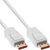 Kabelis InLine DisplayPort - DisplayPort 2 m baltas