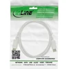 Kabelis InLine DisplayPort - DisplayPort 3m baltas