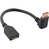 InLine DisplayPort adapterio laidas, 8K4K, kampu žemyn - 0,15 m