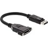 Kabelis InLine DisplayPort - DisplayPort 0,2 m juoda (17100I)