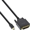 Kabelis InLine Rodyti Uostas - DVI- D 1.5m juoda (17224)