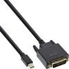 Kabelis InLine DisplayPort - DVI-D 3m juoda (17223)