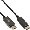 Kabelis InLine ® Rodyti Uostas yra HDMI OVP keitiklis kabelis, 4K / 60Hz, juoda, 50m