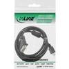 Kabelis InLine HDMI - DVI- D 0,5m juoda (17659)