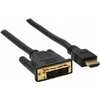Kabelis InLine HDMI - DVI- D 2m juoda (17662P)