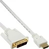 Kabelis InLine HDMI - DVI- D 5m balta (17665U)