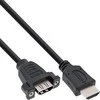 Kabelis InLine HDMI - HDMI 0,6m juoda (17500B)
