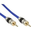 InLine jack kabelis - paauksuotos jungtys, 3,5 mm kištukinis / kištukinis - 0,5 m