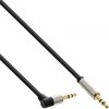 Kabelis InLine Jack 3.5mm - Jack 3.5mm 1m sidabrinė (99221)