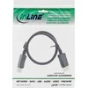 Kabelis InLine DisplayPort - DisplayPort 1m juoda (ZUDP-045)