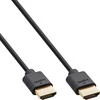 Kabelis InLine ® Slim Ultra didelio greičio HDMI kabelis M / M 8K4K auksas, plakiruotas 1 m