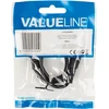 Kabelis Jack 3.5mm - Jack 3.5mm 0.5m juoda (3.5SMx3.5SM/0.5)